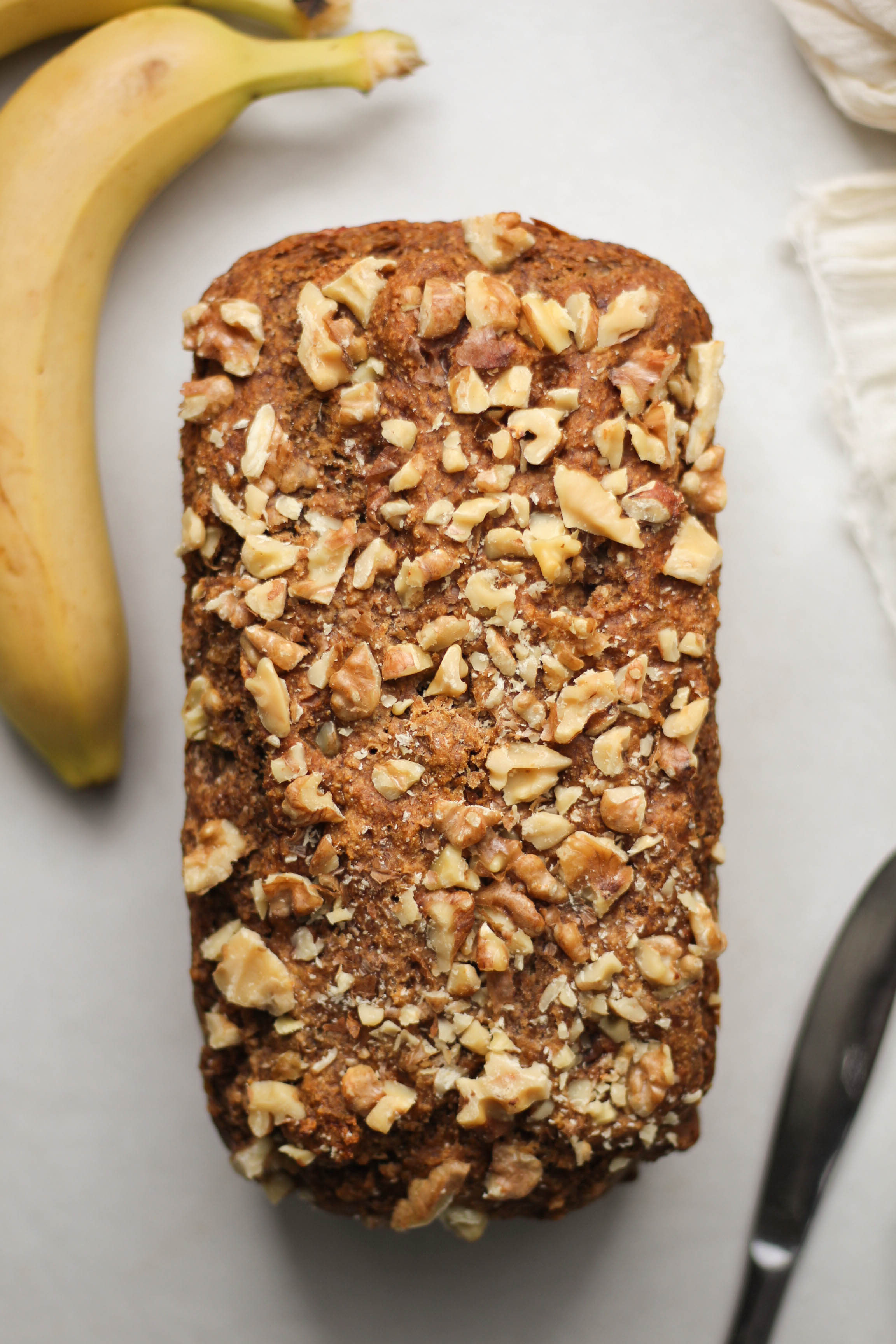 whole wheat vegan banana bread