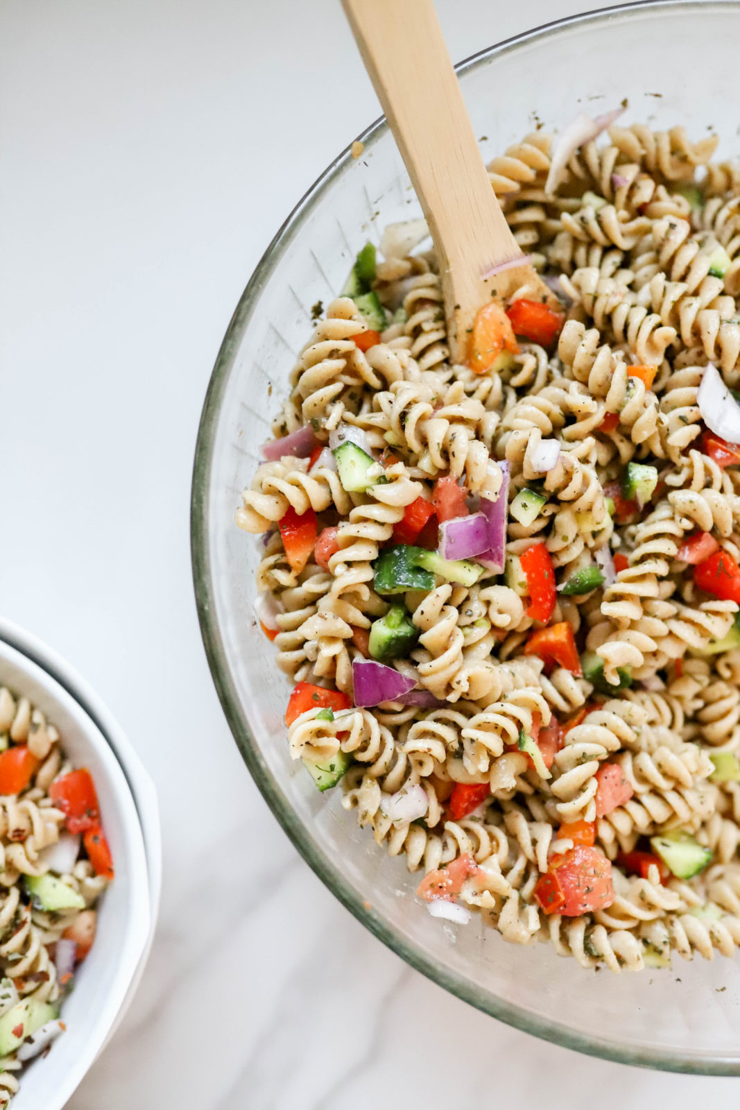 Oil-Free Pasta Salad (Easy and Quick) - Pure and Plant-Based