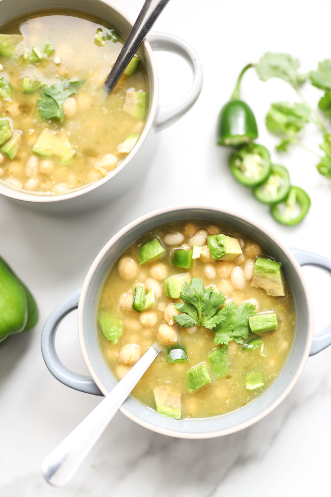 White Bean Chile Verde (Vegan) - Pure and Plant-Based